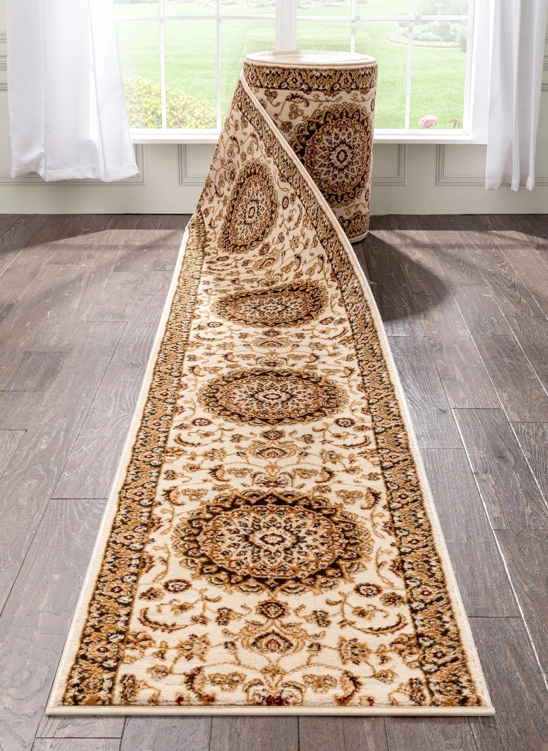 A relevant stock photo of carpet runners custom in a typical setting.