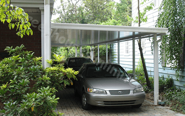 A relevant stock photo of carport custom in a typical setting.