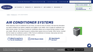 Air Conditioning Systems | Carrier Air Conditioners | AC Units - ac manufacturer with triangle logo black red yellow