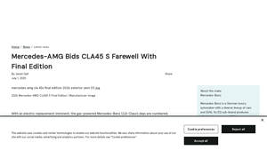 Mercedes-AMG Bids CLA45 S Farewell With Final Edition - Cars.com - mercedes car manufacturer