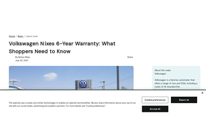 Volkswagen Nixes 6-Year Warranty: What Shoppers Need to Know - vw manufacturer warranty