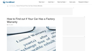 How to Find out If Your Car Has a Factory Warranty - car manufacturer warranty
