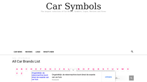 All Car Brands List - Car Symbols - car manufacturer logos and names