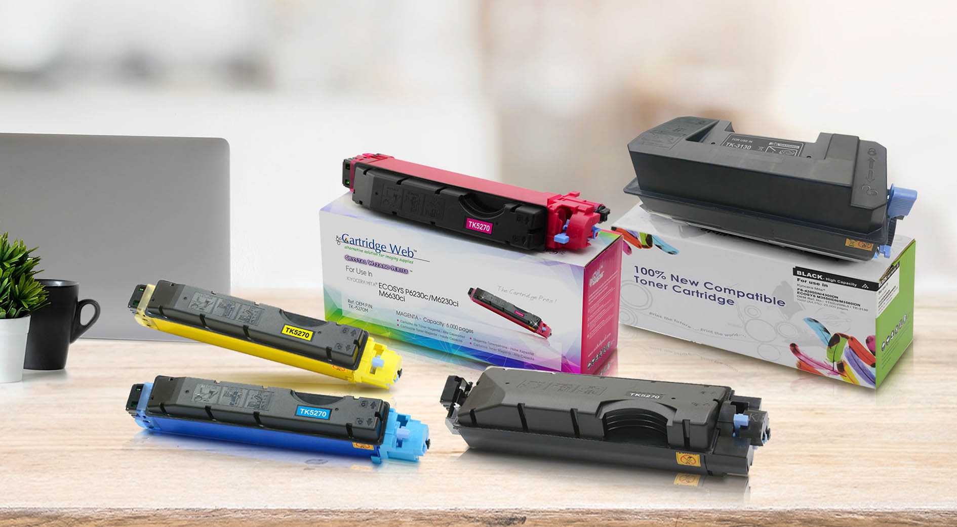 A relevant stock photo of cartridges supplier in a typical setting.