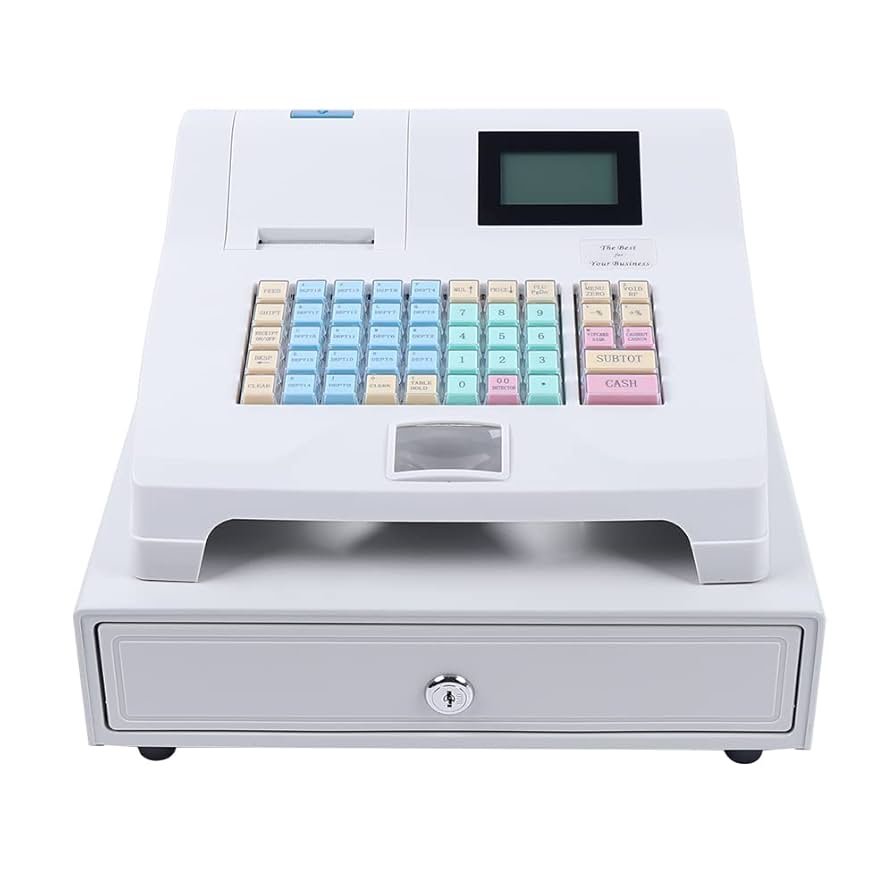A relevant stock photo of cash register supplier in a typical setting.