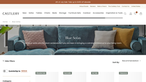 Blue Sofas, Lounges & Couches | Castlery US - blue couch company