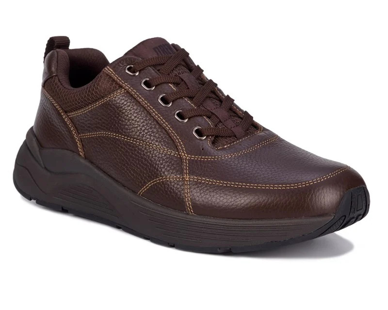 A relevant stock photo of casual shoe manufacturer in a typical setting.