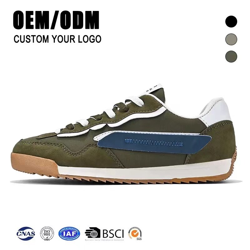 A relevant stock photo of casual shoe manufacturer in a typical setting.