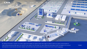 CATL - lithium ion car battery factory