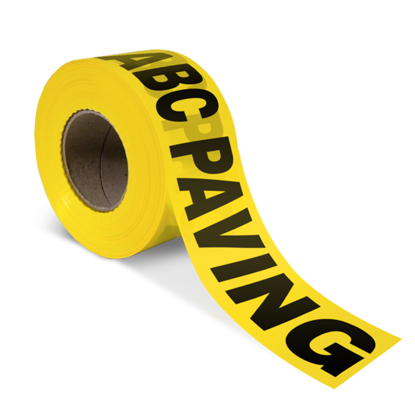 A relevant stock photo of caution tape custom in a typical setting.