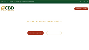 CBD Manufacturer | Hemp CBD Oil & Cannabis Isolates - CBD Nationwide - cbd manufacturer