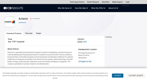 Actavis - Products, Competitors, Financials, Employees, Headquarters ... - actavis drug manufacturer