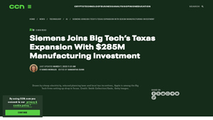 Apple Joins Big Tech's Texas Expansion With $500B AI Server Factory - apple manufacturer company