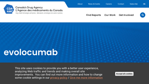 evolocumab - CDA-AMC - repatha manufacturer