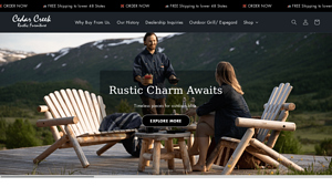 Cedar Creek Rustic Furniture: Handcrafted Log Furniture, Outdoor ... - rustic furniture company