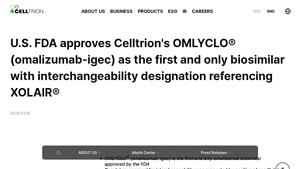 셀트리온 Celltrion - xolair manufacturer