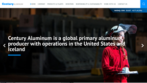 Century Aluminum Company - Home - aluminum manufacturer