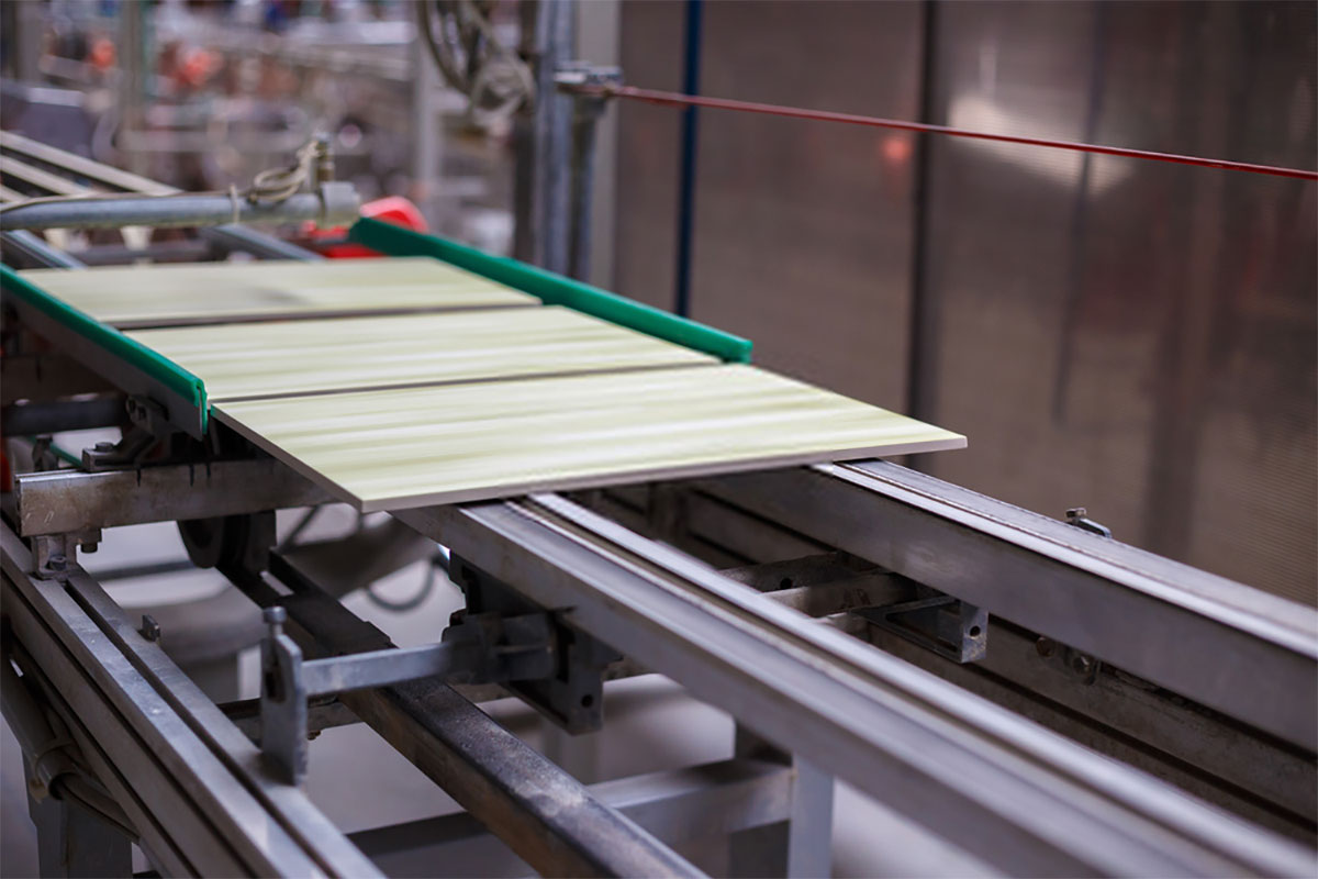 A relevant stock photo of ceramic tile manufacturer in a typical setting.