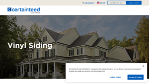 Vinyl Siding - CertainTeed - main manufacturer