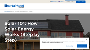 Solar 101: How Solar Energy Works (Step by Step) - CertainTeed - sunlight power company