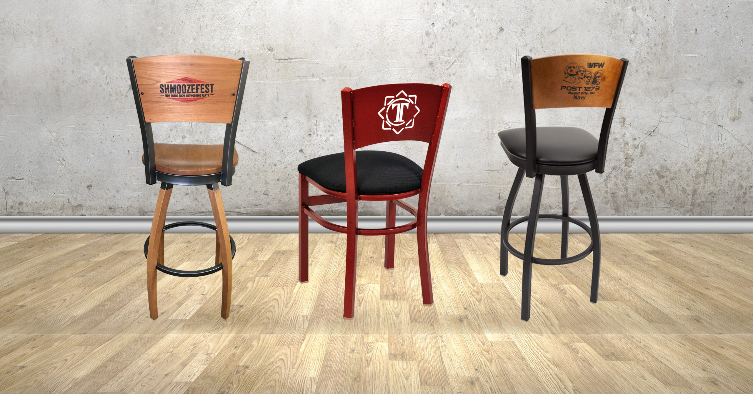 A relevant stock photo of chair custom in a typical setting.