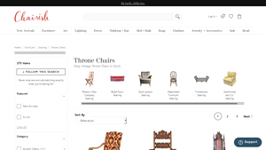 Throne Chairs for Sale - Chairish - throne chair company