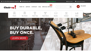 Chair Up: Restaurant Furniture - New York - restaurant furniture factory