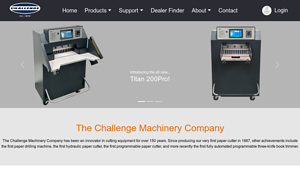 Challenge Machinery - paper cutting machine factory