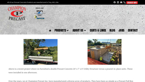 Champion Precast Concrete Services - concrete manufacturer