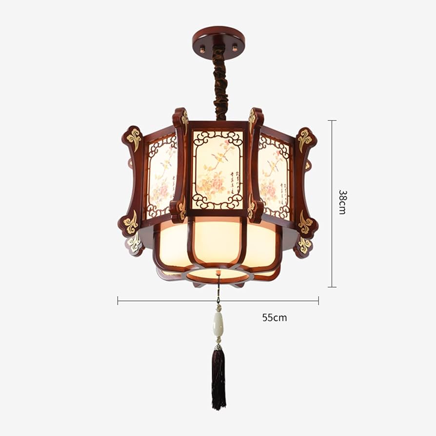 A relevant stock photo of chandeliers china in a typical setting.