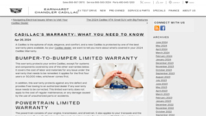 Cadillac's Warranty: What You Need to Know - Blog in Chandler, AZ - cadillac manufacturer warranty