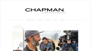 Chapman Skateboards | Since 1991 - skate deck manufacturer