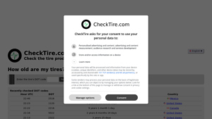 How old are my tires? - CheckTire.com - manufacturer date on tires