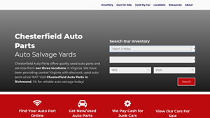 Chesterfield Auto Parts: New/Used Auto Parts in Richmond, VA - auto spares company