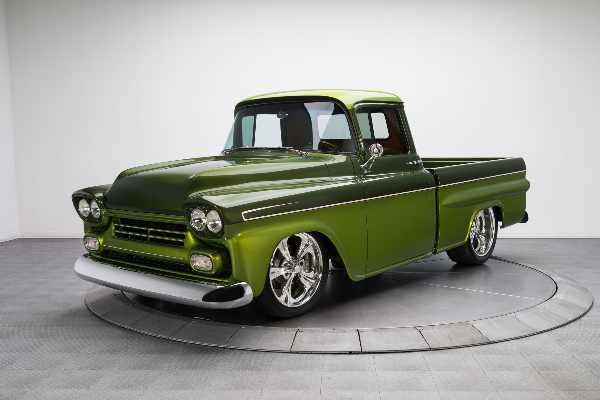 A relevant stock photo of chevrolet apache custom in a typical setting.