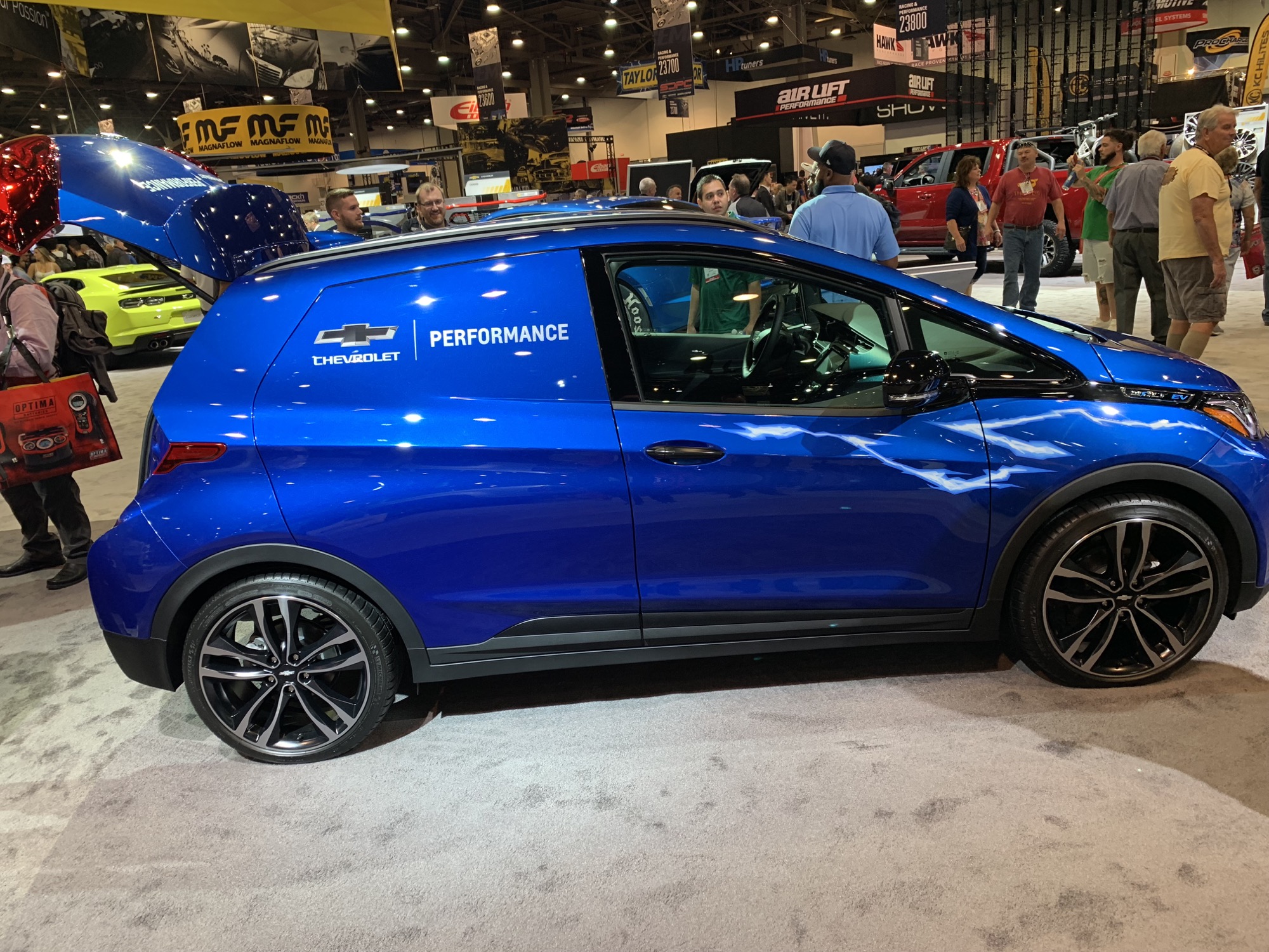 A relevant stock photo of chevy bolt custom in a typical setting.