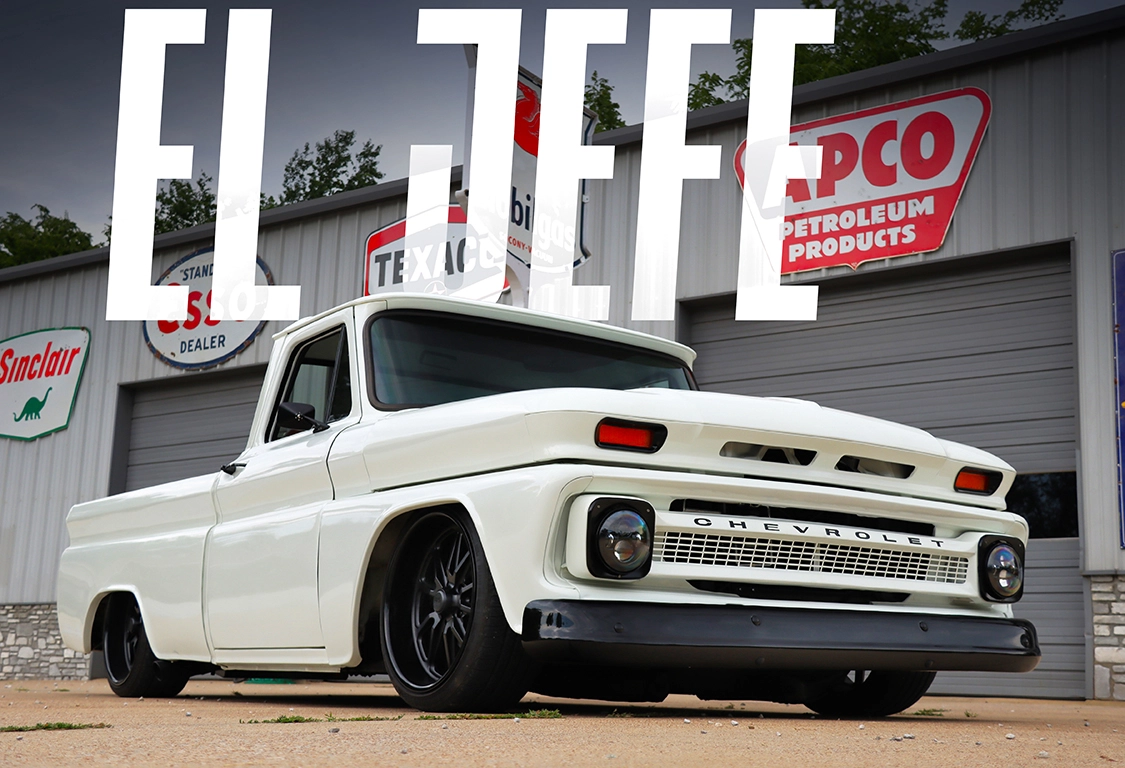 A relevant stock photo of chevy c10 custom in a typical setting.