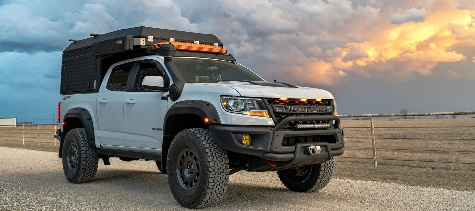 A relevant stock photo of chevy colorado zr2 custom in a typical setting.