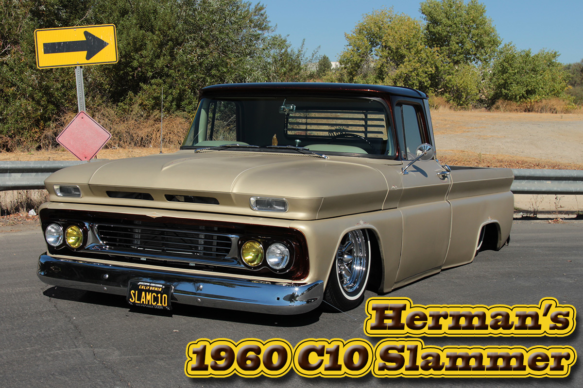 A relevant stock photo of chevy pickup custom in a typical setting.