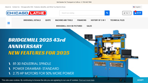 CHICAGO LATHE Bridgemill CNC Machine and tools - cnc lathe machine factory