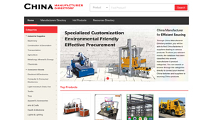 China Manufacturer Directory - manufacturer list