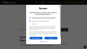 Complete List of All Chocolate Manufacturers - chocolate manufacturer