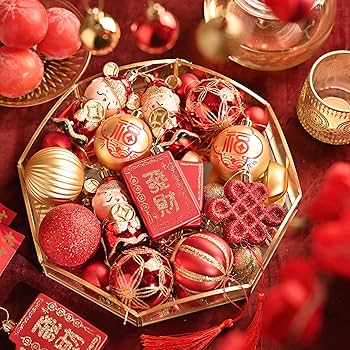 A relevant stock photo of christmas decoration china in a typical setting.