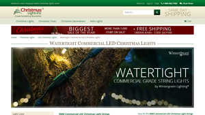 Watertight Commercial LED Christmas Lights - led christmas lights bulk