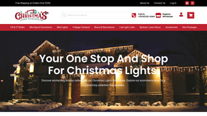 Christmas Lights Warehouse + 250 Products Available - white christmas lights bulk