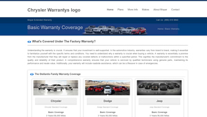 Dodge, Chrysler, Jeep, Ram, New vehicle warranty coverage - chrysler manufacturer