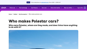 Who makes Polestar cars? - cinch - polestar electric car company
