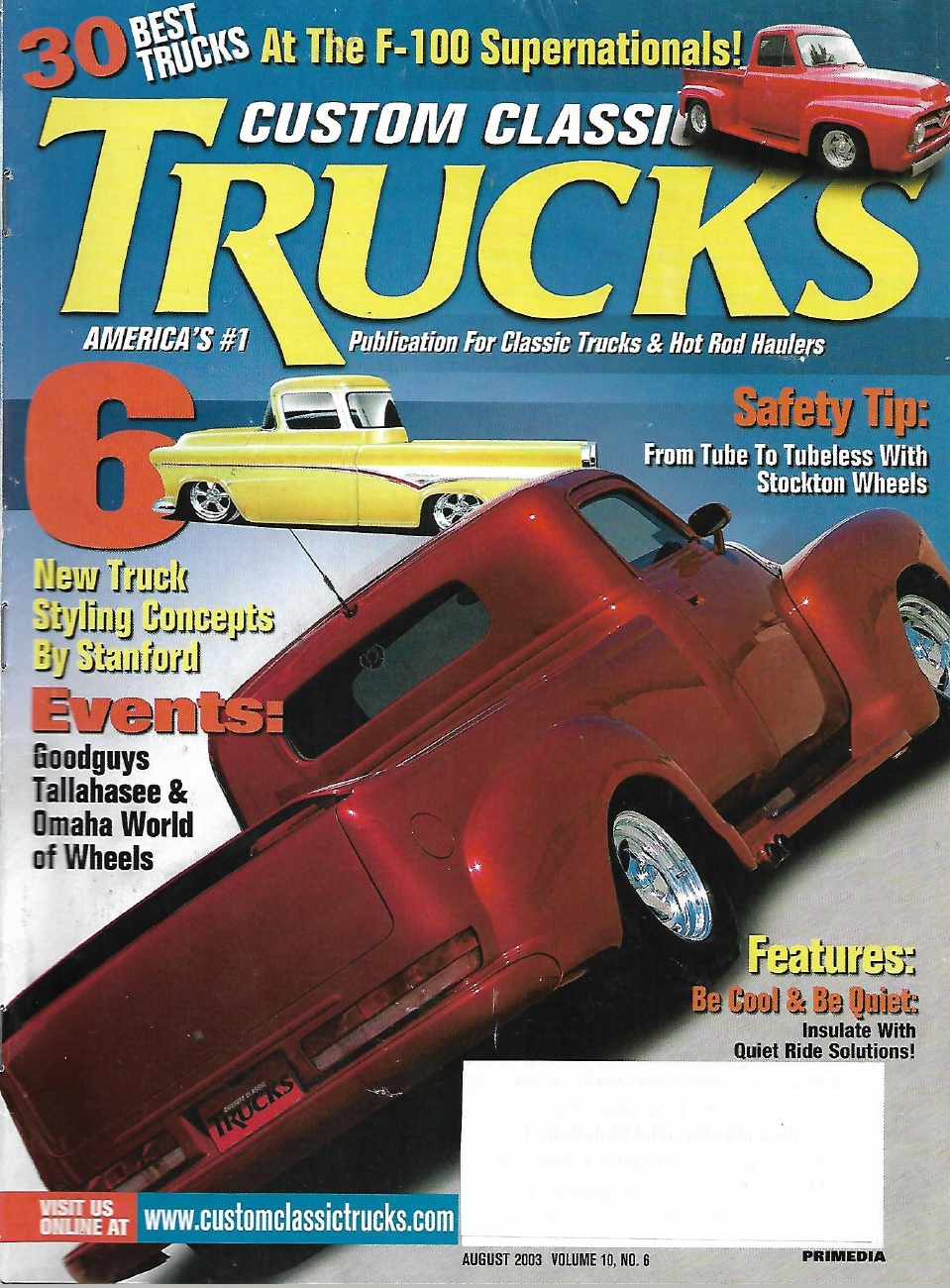 A relevant stock photo of classic trucks custom in a typical setting.
