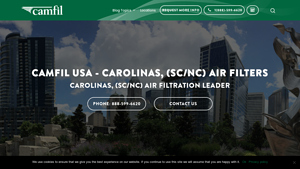 Carolinas SC/NC air filter company - Air Filters for Clean Air - Camfil USA - usa oem pleated air filters manufacturer