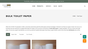 Bulk Toilet Paper For Wholesale - CleanSoft Paper - toilet paper manufacturer